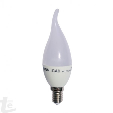 OPTONICA  LED BULB E14 6W 220V CANDELA LUCE BIANCA CALDA 2700K