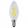 OPTONICA LED CANDELA C35 4W 400LM E14 175-265V LUCE FREDDA 6000K- FILAMENT