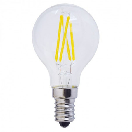 OPTONICA LED BULB G45 4W 400LM E14 175-265V LUCE NATURALE 4500K - FILAMENT