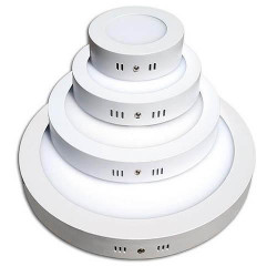 OPTONICA 12W LED SURFACE PANEL ROUND LUCE NATURALE 4500K