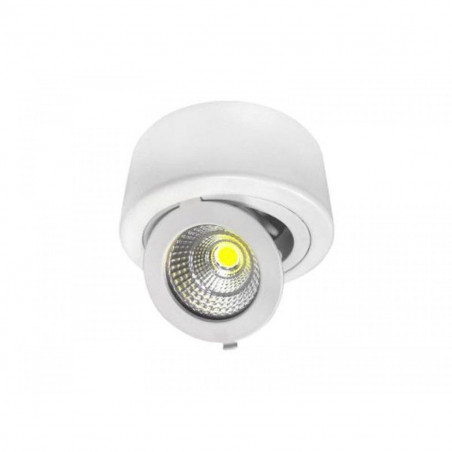 OPTONICA  12W LED COB SURFACE DOWNLIGHT ROUND, ADJUSTABLE, LUCE BIANCA FREDDA 6000K