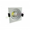 OPTONICA 8W LED COB DOWNLIGHT SQUARE, ROTATABLE, LUCE BIANCA CALDA