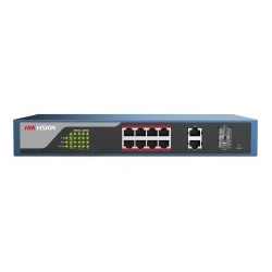 HIKVISION SWITCH 8 PORTE 10/100/1000M, BANDA 16 GBPS