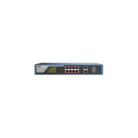 HIKVISION SWITCH 8 PORTE 10/100/1000M, BANDA 16 GBPS