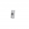 PRESA SAT FEMMINA DIRETTA 1 MODULO 825B COMPATIBILE BTICINO LIVING INTERNATIONAL E LIGHT BIANCO