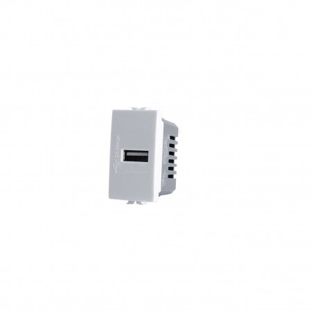 PRESA USB 5V 2A 529B COMPATIBILE BTICINO MATIX BIANCO