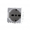 PRESA SCHUKO 614B COMPATIBILE VIMAR PLANA BIANCA