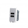 PRESA USB 2A 621B COMPATIBILE VIMAR PLANA BIANCO