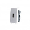 PRESA USB 629B COMPATIBILE VIMAR PLANA BIANCA