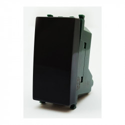 INVERTITORE 604N COMPATIBILE VIMAR PLANA NERO