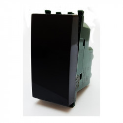 PULSANTE 605N COMPATIBILE VIMAR PLANA NERO
