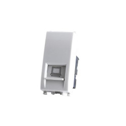 CONNETTORE DI RETE RJ45 (PRESA INTERNET) 627B COMPATIBILE VIMAR PLANA BIANCO