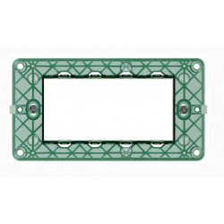 SUPPORTO 4 POSTI COMPATIBILE VIMAR PLANA