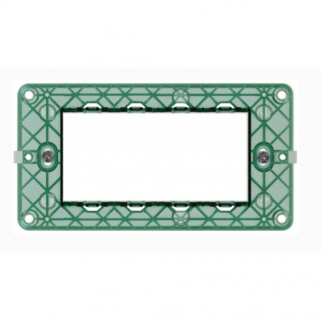 SUPPORTO 4 POSTI COMPATIBILE VIMAR PLANA