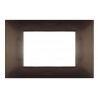 PLACCA 3 POSTI COMPATIBILE VIMAR BRONZO