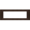 PLACCA 7 POSTI COMPATIBILE VIMAR BRONZO