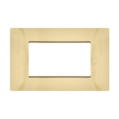 PLACCA 4 POSTI COMPATIBILE VIMAR SABBIA