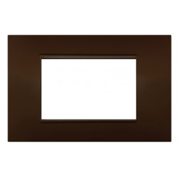 PLACCA 3 POSTI COMPATIBILE VIMAR RAME