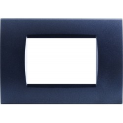 PLACCA 1004-10 4P NAVY COMPATIBILI BTICINO LIVING INTERNATIONAL E LIGHT IN TECNOPOLIMERO