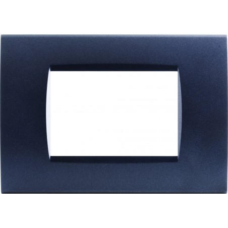 PLACCA 1004-10 4P NAVY COMPATIBILI BTICINO LIVING INTERNATIONAL E LIGHT IN TECNOPOLIMERO