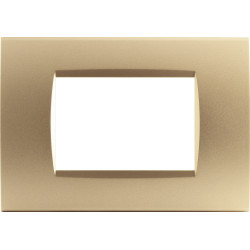 PLACCA 1007-12 7P SABBIA COMPATIBILE BTICINO LIVING INTERNATIONAL E LIGHT IN TECNOPOLIMERO