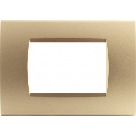 PLACCA 1007-12 7P SABBIA COMPATIBILE BTICINO LIVING INTERNATIONAL E LIGHT IN TECNOPOLIMERO