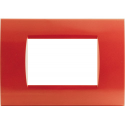 PLACCA 1007-15 7P CORALLO COMPATIBILE BTICINO LIVING INTERNATIONAL E LIGHT IN TECNOPOLIMERO