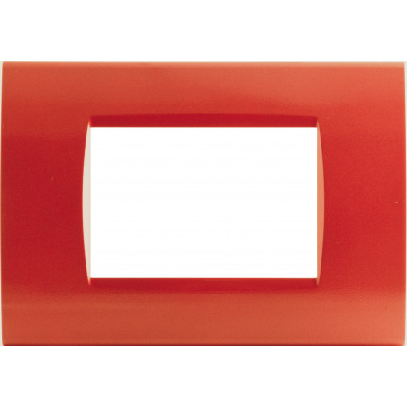 PLACCA 1007-15 7P CORALLO COMPATIBILE BTICINO LIVING INTERNATIONAL E LIGHT IN TECNOPOLIMERO