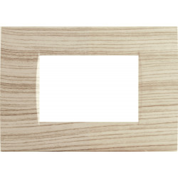 PLACCA 1003-17 3P ABETE COMPATIBILE BTICINO LIVING INTERNATIONAL E LIGHT IN TECNOPOLIMERO