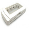 PLACCA IDROBOX PER ESTERNO IP55 4P BIANCO COMPATIBILE BTICINO LIVING INTERNATIONAL E LIGHT