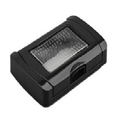 PLACCA IDROBOX PER ESTERNO IP55 3P NERO COMPATIBILE BTICINO LIVING INTERNATIONAL E LIGHT