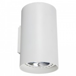 Applique a biemissione TUBE white 2x Gu10 9317 Nowodvorski