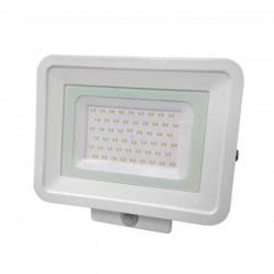 OPTONICA  50W LED SMD PROIETTORE, 6000K LUCE BIANCA FREDDA - IP65 CON SENSORE