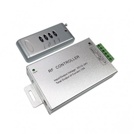 OPTONICA  REMOTE CONTROL LED STRIP RGB - 4 BUTTONS - RADIO - 144W 12A