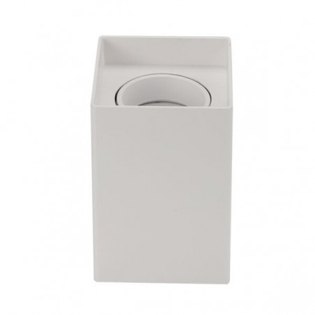 OPTONICA Spotlight Fixture Square Plastic FARETTO GU10 Max 10W