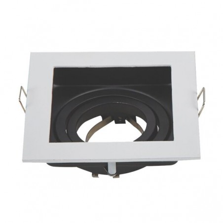 OPTONICA Spotlight Fixture Aluminium White/Black Max 35W 2014