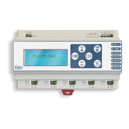 INIM Flex5/DAC ESPANSIONE DI USCITA A TENSIONE DI RETE 230V 5 RELE' PROGRAMMABILI