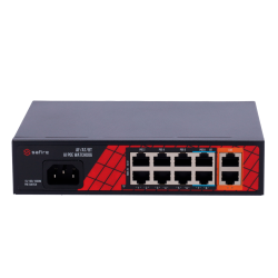 Switch Hi-PoE 8 porte PoE + 2 Uplink RJ45 SW1008HIPOEH120