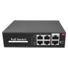 Switch PoE 4 porte PoE + 2 Uplink RJ45 SW0604POE-65-E