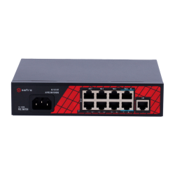 Safire Switch Hi-PoE 8 porte PoE + 1 Uplink RJ45 SF-SW0908HIPOE-120
