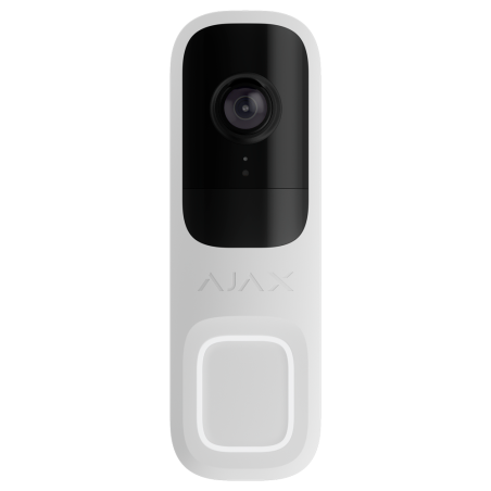 AJAX AJ-DOORBELL-4-W 66390 CITOFONO CAMPANELLO WIFI IP 4 MPX CON IA INTEGRATA