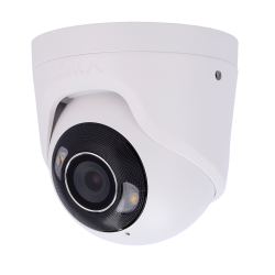 AJAX AJ-TURRETCAM-8-HL-W TELECAMERA TURRET IP 8 MPX DUAL ILLUMINATOR IR E LUCE BIANCA 50 MT.