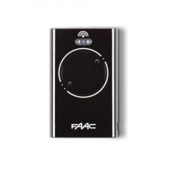 TELECOMANDO RADIOCOMANDO ORIGINALE FAAC 2 TASTI XT2 868MHz NERO XT2 868 SLH LR-N