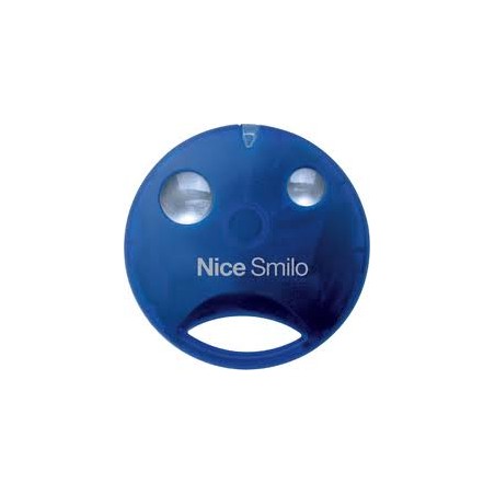 TELECOMANDO RADIOCOMANDO ORIGINALE NICE 2 TASTI 433MHz SMILO 2 CONF.2 PZ.
