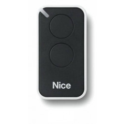TELECOMANDO RADIOCOMANDO ORIGINALE NICE 2 TASTI 433MHz INTI NERO