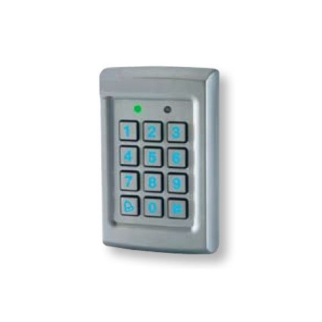 PRASTEL TASTIERA RETROILLUMINATA ANTIVANDALICA 500 UTENTII, 2 USCITE 3A, CON MORSETTIERA EASYBKR/W