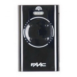 TELECOMANDO RADIOCOMANDO ORIGINALE FAAC XT4 433MHz 4 TASTI NERO XT4 433SLH LR-N