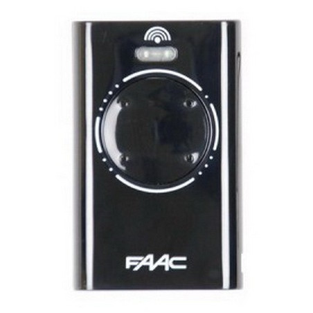 TELECOMANDO RADIOCOMANDO ORIGINALE FAAC XT4 433MHz 4 TASTI NERO XT4 433SLH LR-N