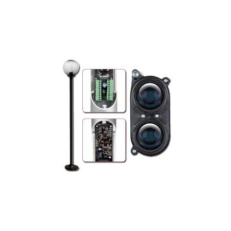 BARRIERA PERIMETRALE POLITEC PARVIS COLONNA 4 RAGGI 2TX+2RX 1,20 METRI ALTEZZA MES 9120