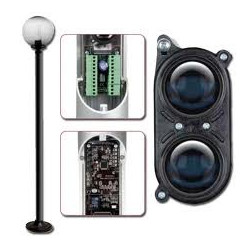 BARRIERA PERIMETRALE POLITEC PARVIS COLONNA 6 RAGGI 3TX + 3RX ALTEZZA 1,60 METRI MES 9160